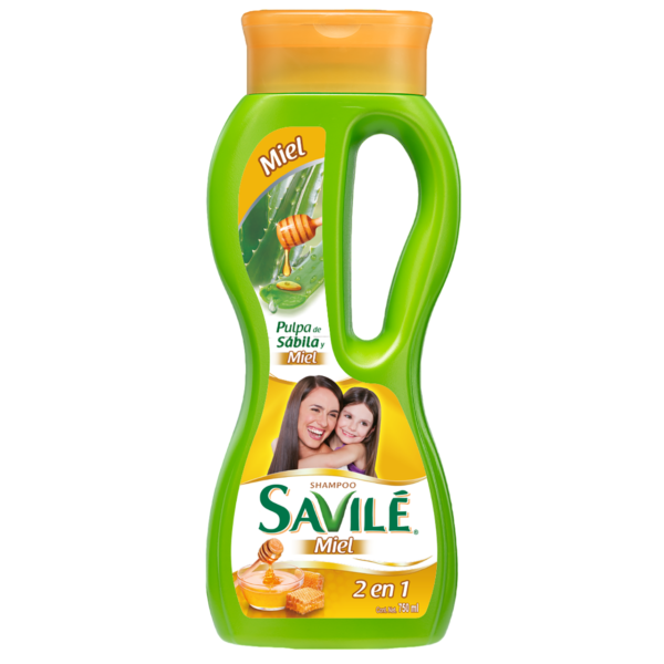 Shampoo 2 en 1 Savilé "Sábila y Miel"