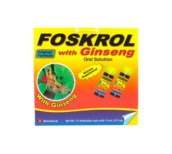 Suplemento dietético Foskrol con Ginseng