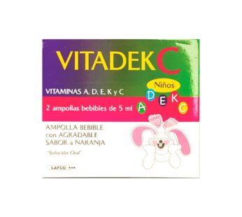 Vitadek C «Niños» 2 Ampollas Bebibles