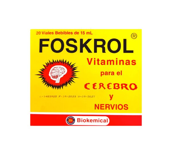 Vitaminas para el cerebro Foskrol