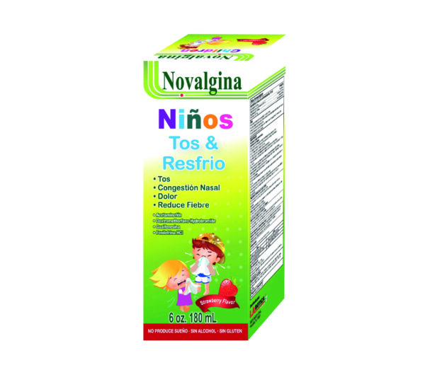 Novalgina Children Tos y Resfriado