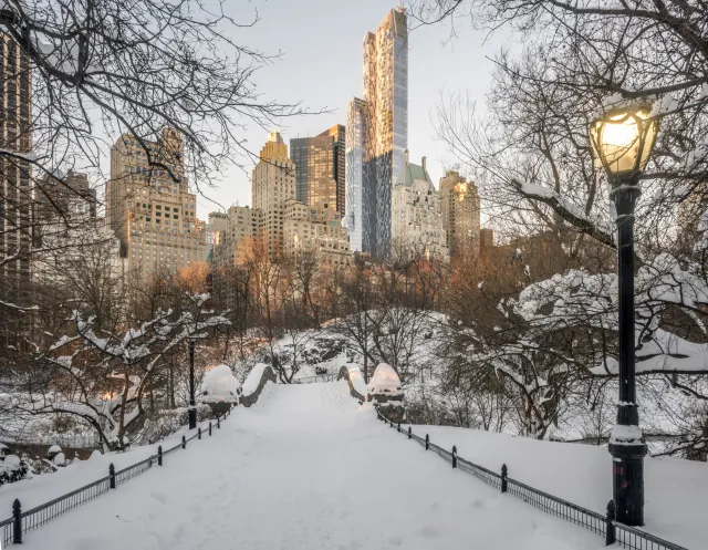 La ciudad de Nueva York podría tener una Navidad blanca por primera vez en 15 años